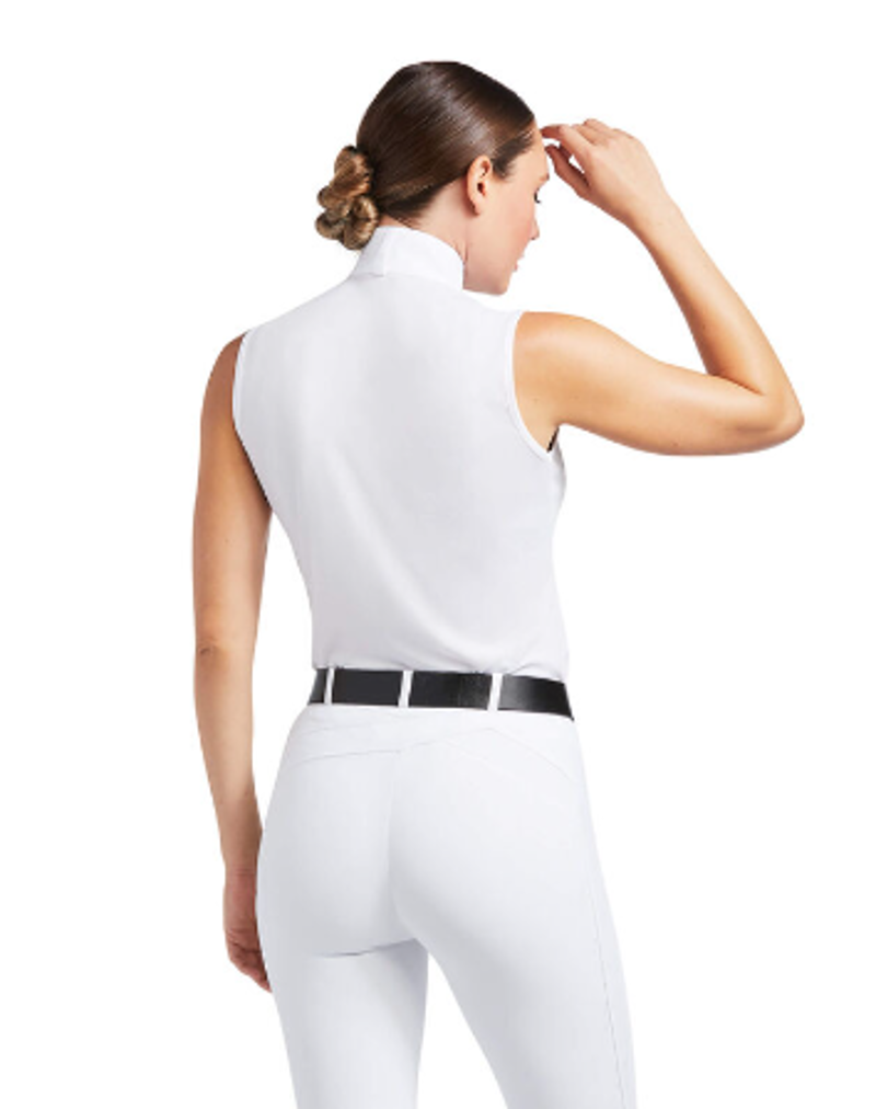 Ariat Aptos Sleeveless Show Shirt White-1